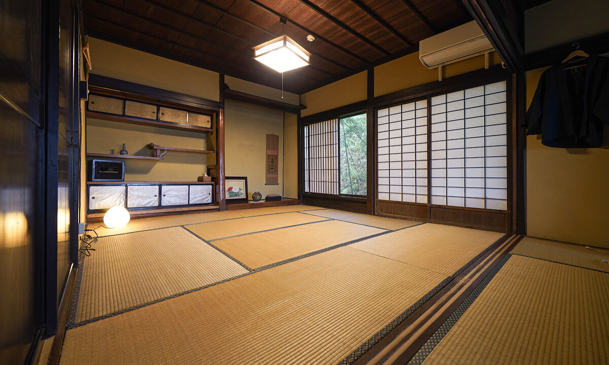 鈴蘭のインテリア、畳の上が広がるお部屋